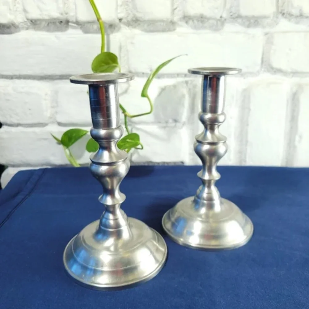 Woodbury Pewter 7 inch Candlesticks
